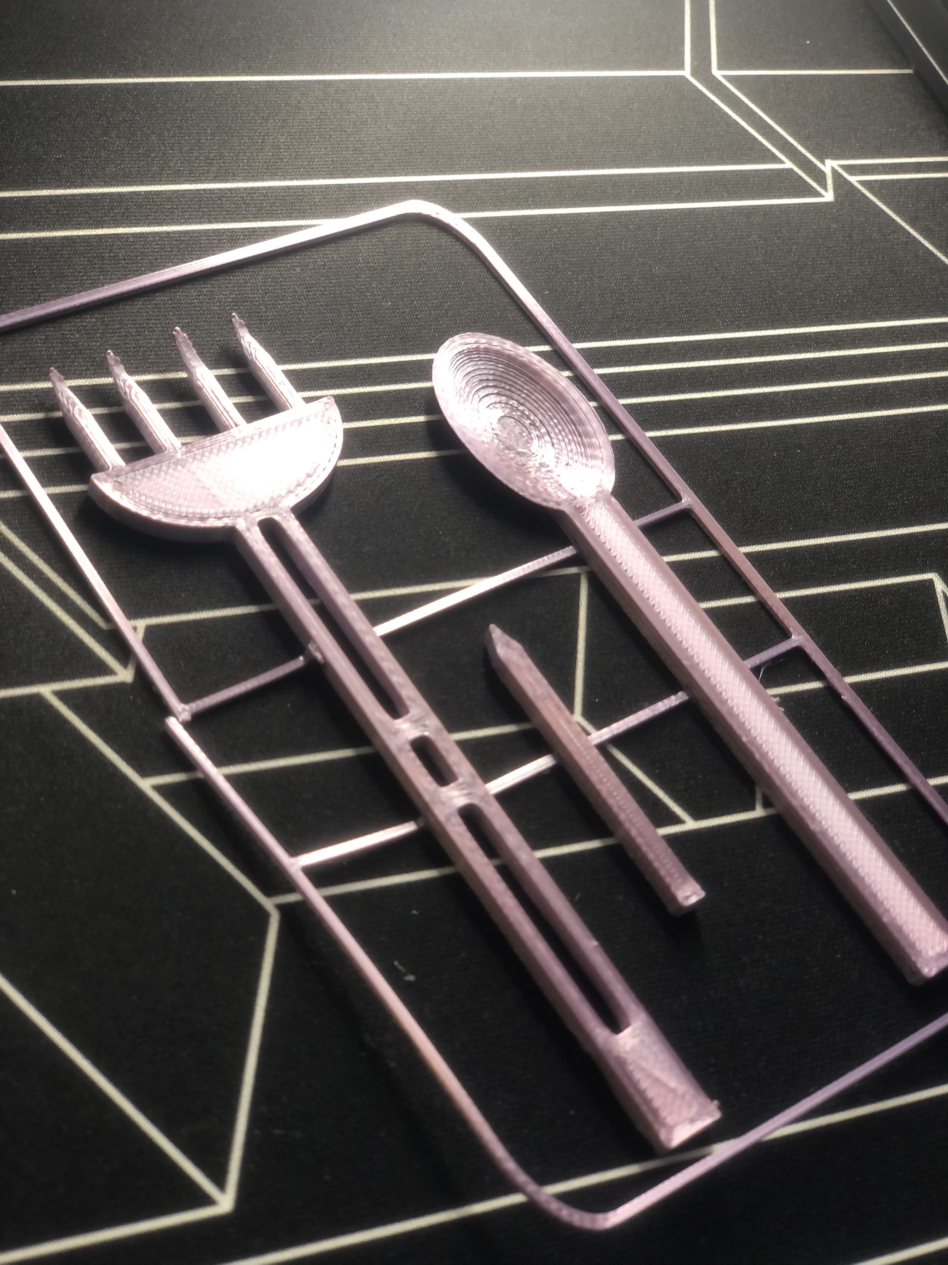 Essbesteck kit card       fork,spoon,foodpick kit card