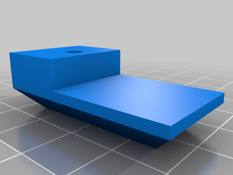 Mirror Mount Clip (6mm thick mirror) by ZedWizid Download free STL