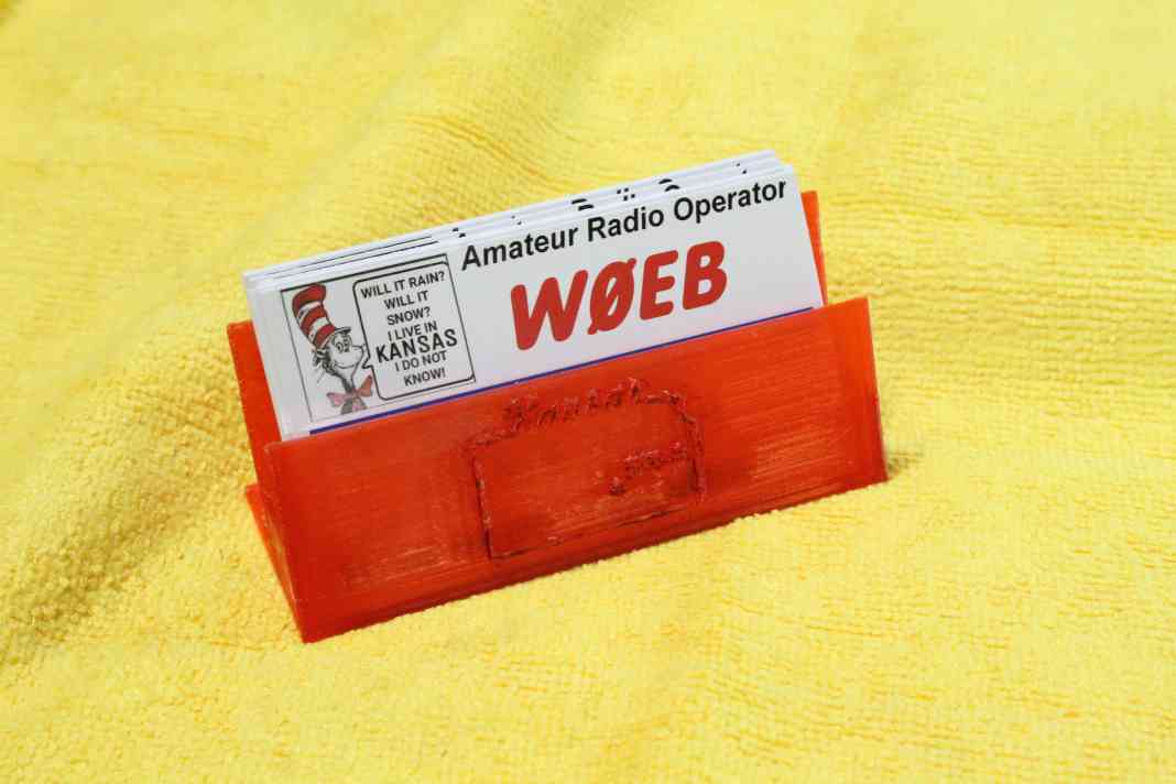 Kansas Themed Business Card Holder