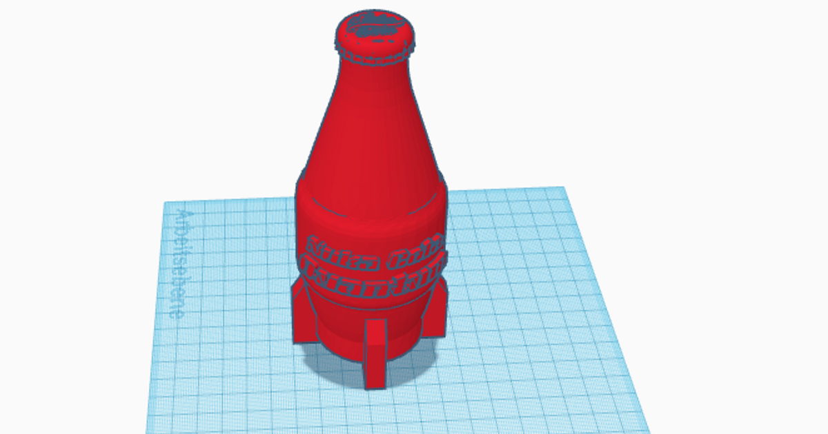 nuka cola quantum 3d model