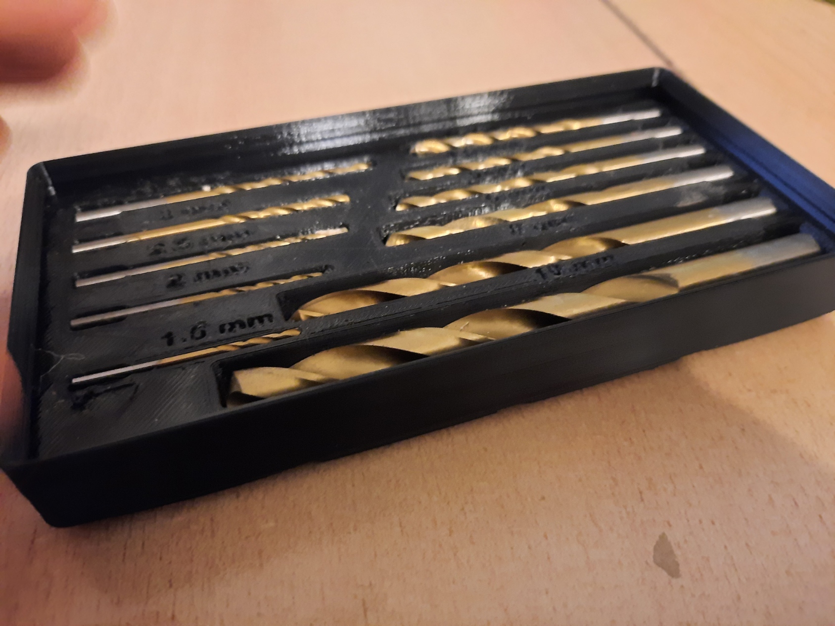 Gridfinity Drill bit holder by Franz Kranz Download free STL model