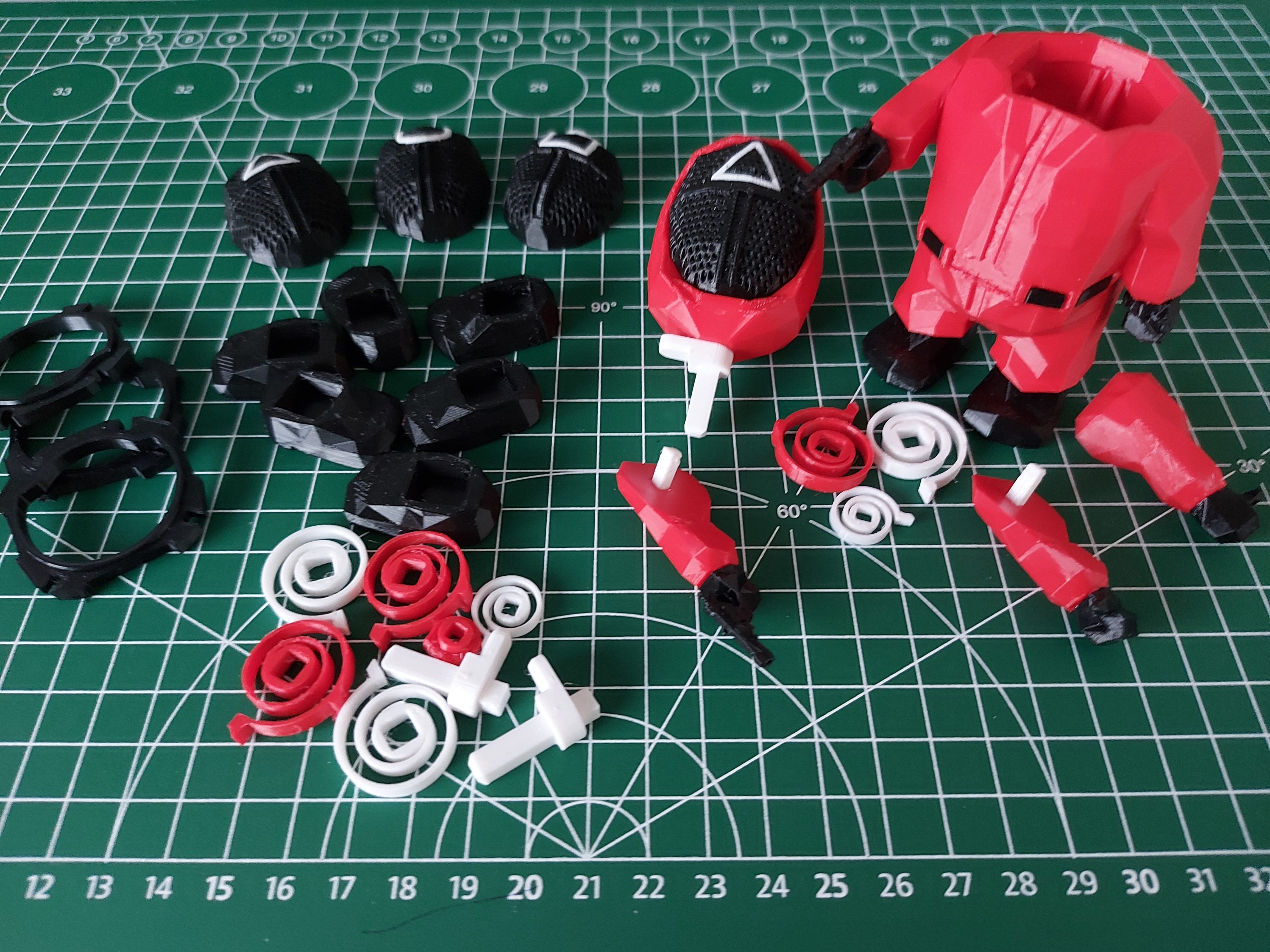 Miniatura 4 do modelo 3D Squid Game Bobblehead (low poly)