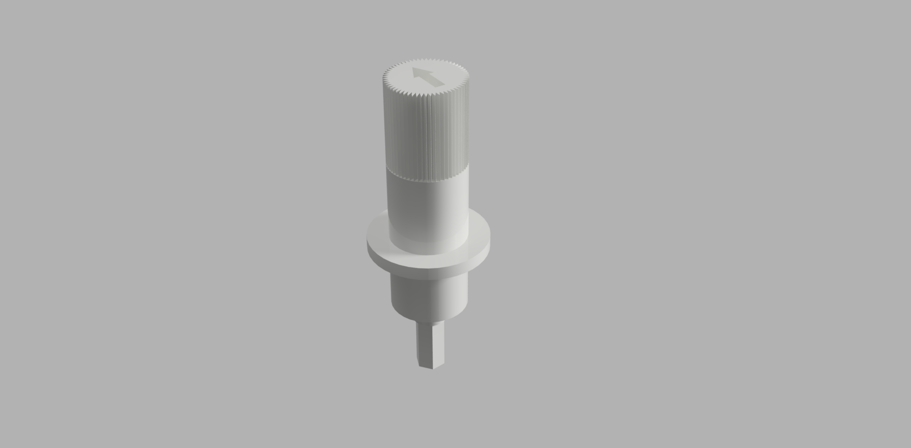 Potentiometer knob by Miika Download free STL model