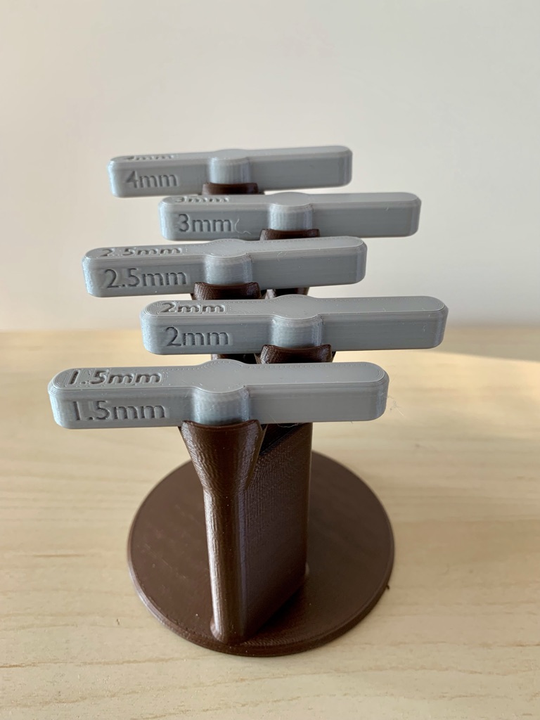 Thandle allen wrench holder by vatbrain Download free STL model