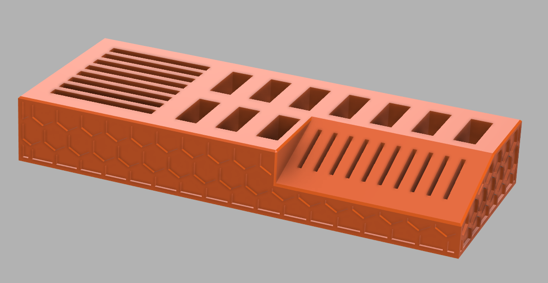 USB+SD Card Holder with Hex--