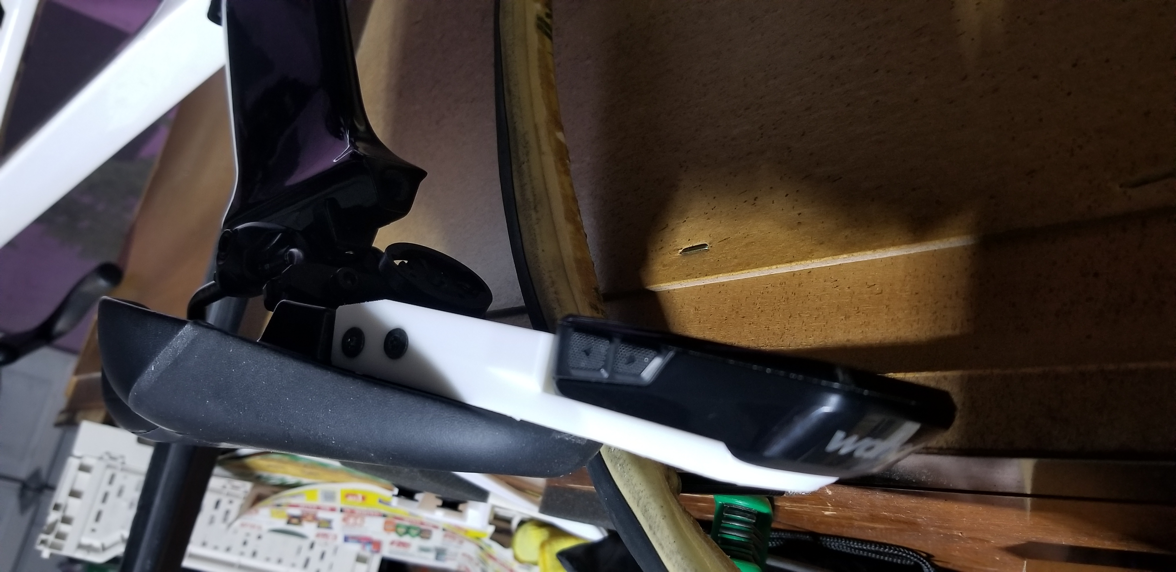 Obnoxiously aero Wahoo saddle tail mount for Fizik Mistica