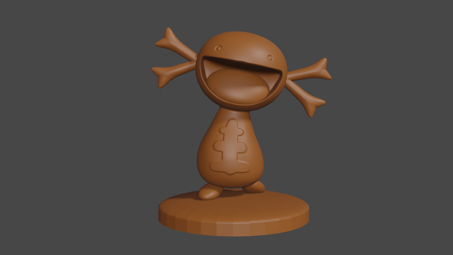 Pokemon inspired, Paldean Wooper, Tabletop DnD miniature