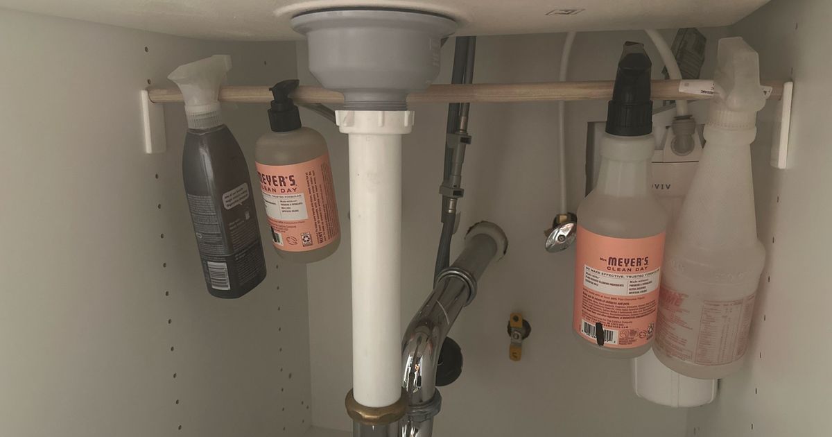 Ikea dowel rod bracket by Jaguarshark Download free STL model