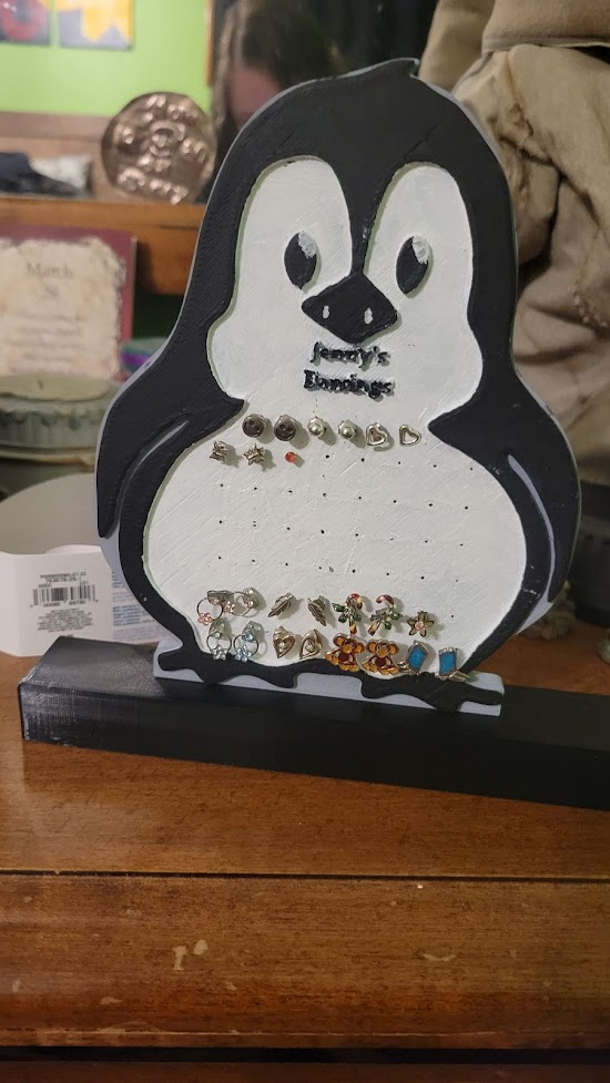 Penguin Earring Tree