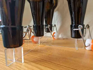 5 bottle drainer