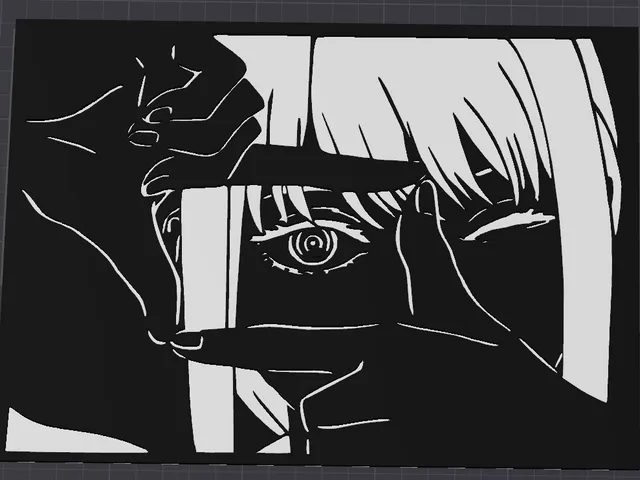 Makima wall art