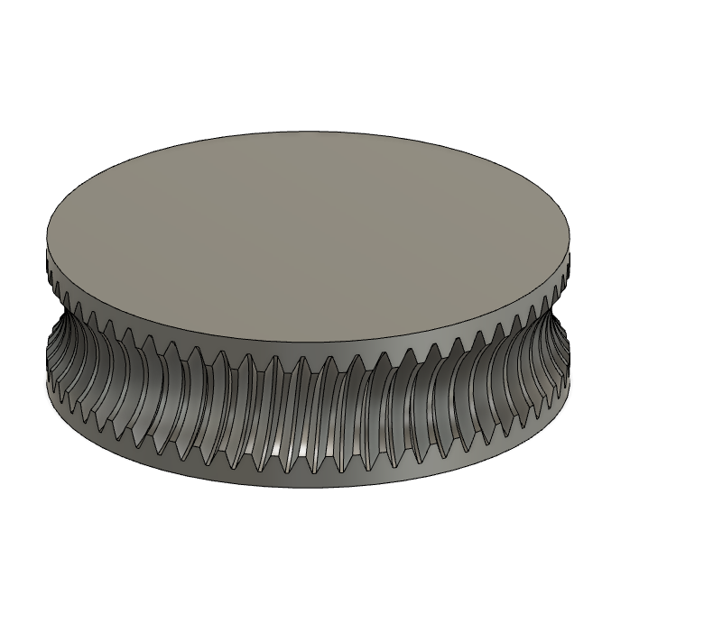 Parametric Threaded Rod Worm Gear / Pinion by Maxim7745 Download free