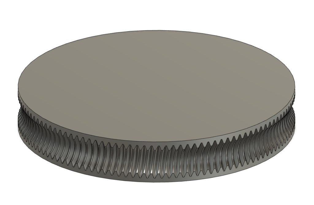 Parametric Threaded Rod Worm Gear / Pinion by Maxim7745 Download free