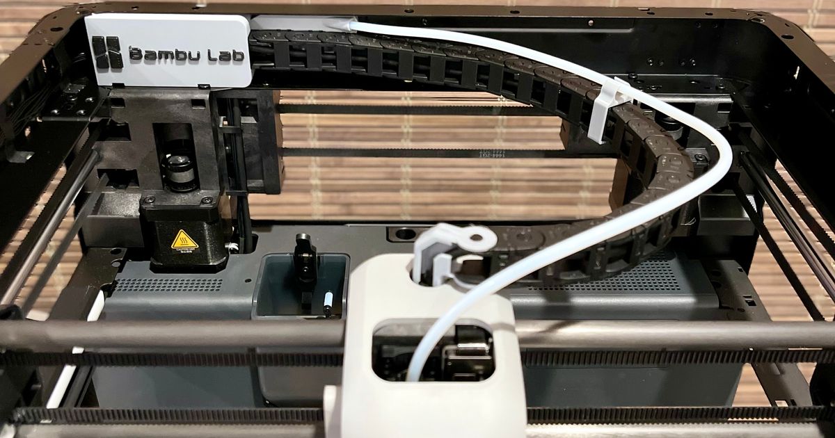 Bambu Lab P1P Cable Drag Chain Assembly 2/8 Updated by Brody