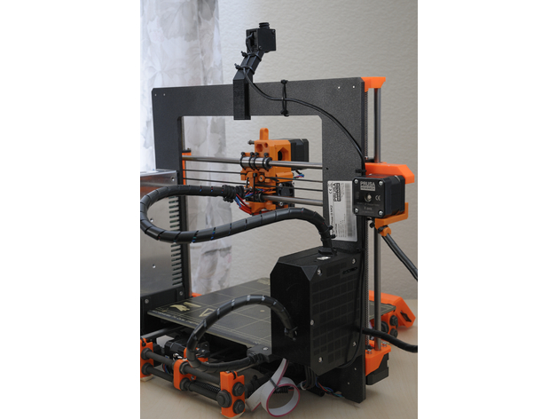 Filament Guide with Duster and Filament Runout Sensor