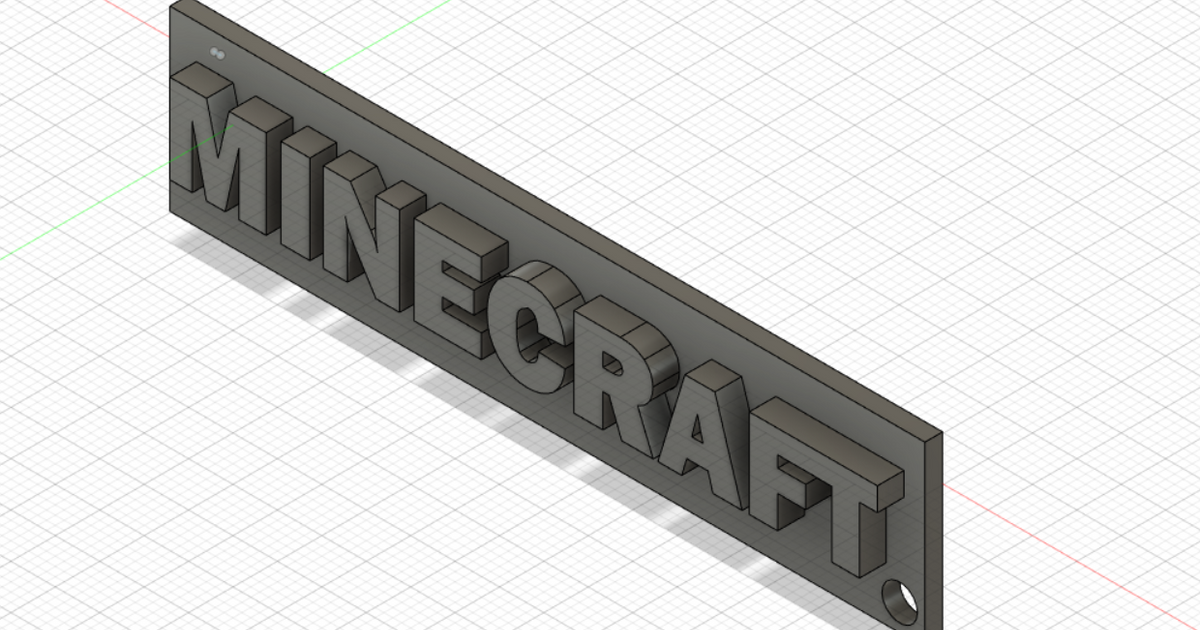 minecraft keychain by Duma Download free STL model