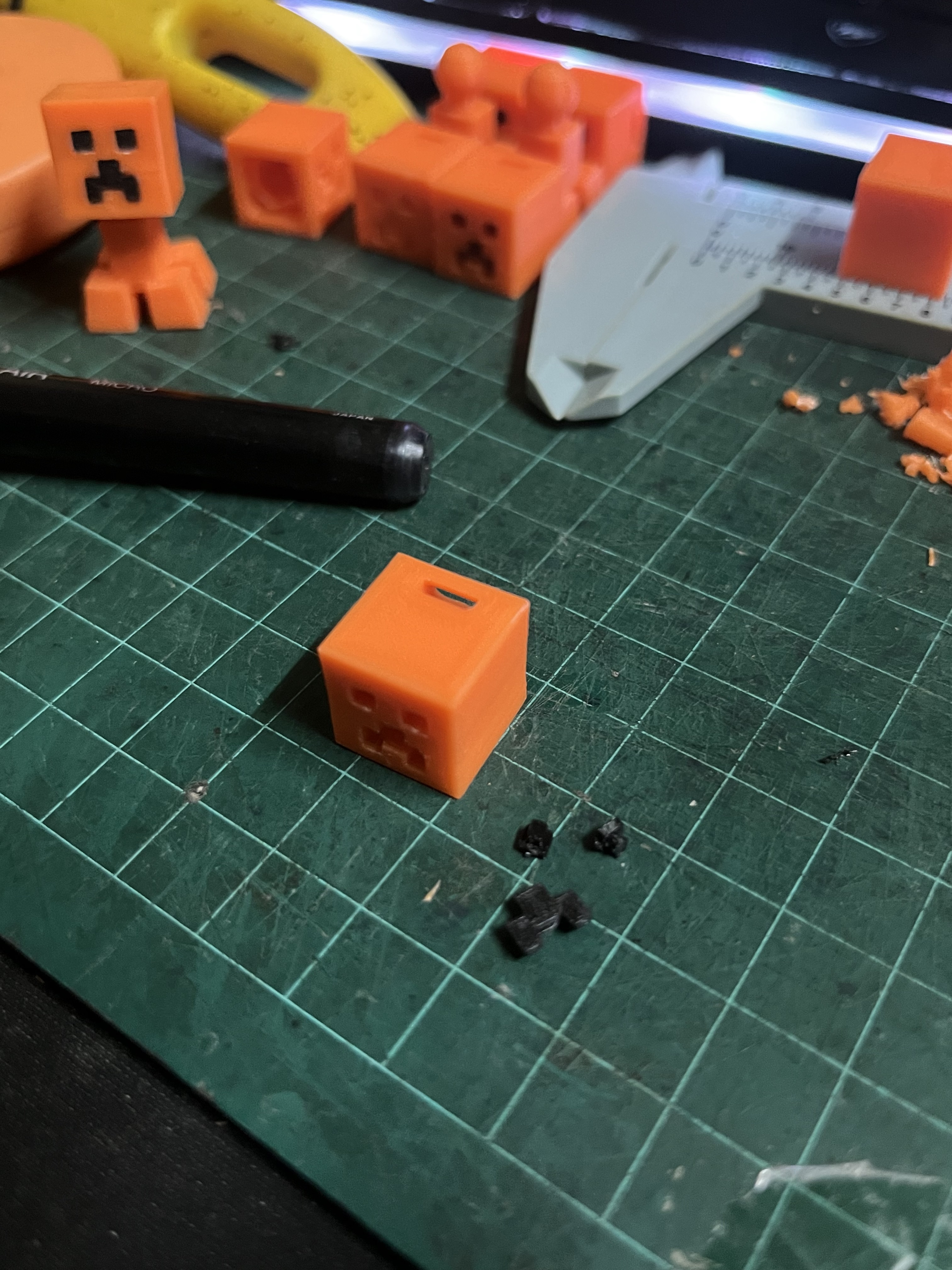 Miniatura 8 do modelo 3D Minecraft Mini Creeper Ball-Joint Type