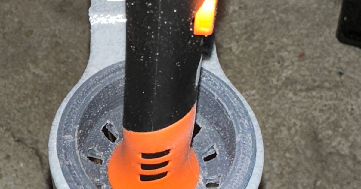 Soldering Iron Drill Press Holder by norfanos Download free STL model