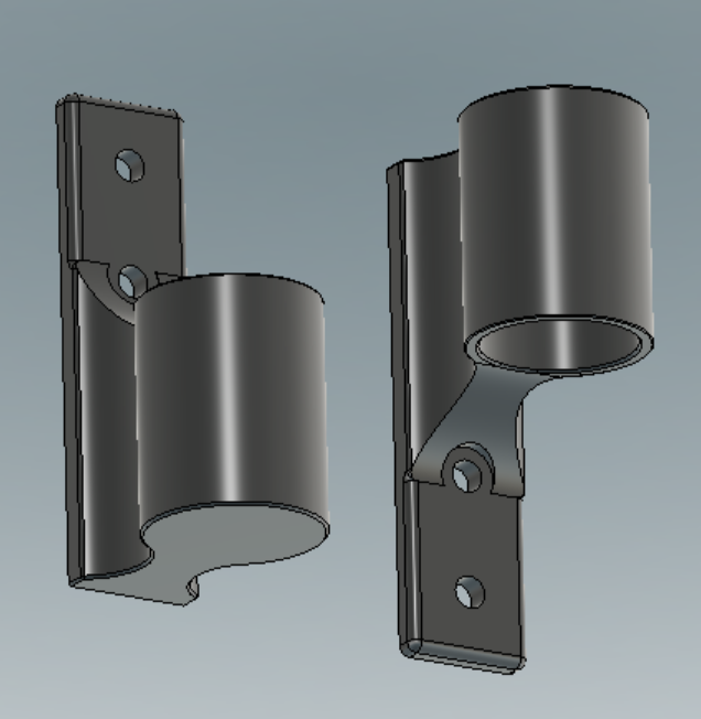 DrChop Corner Lamp wall mounts