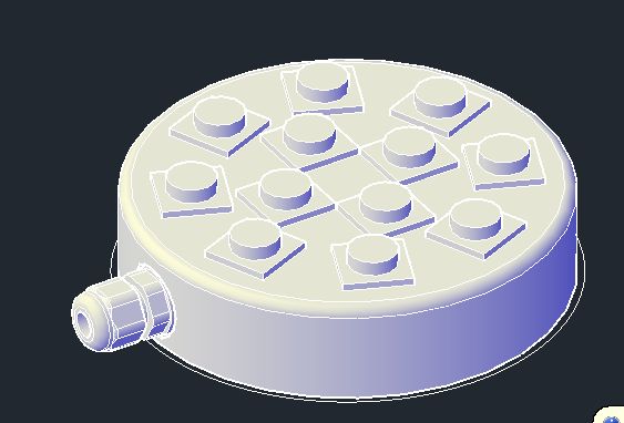 Small 2 or 12 button box