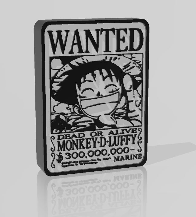 Luffy Wanted Lampe