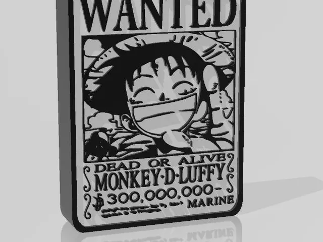 Luffy Wanted Lampe