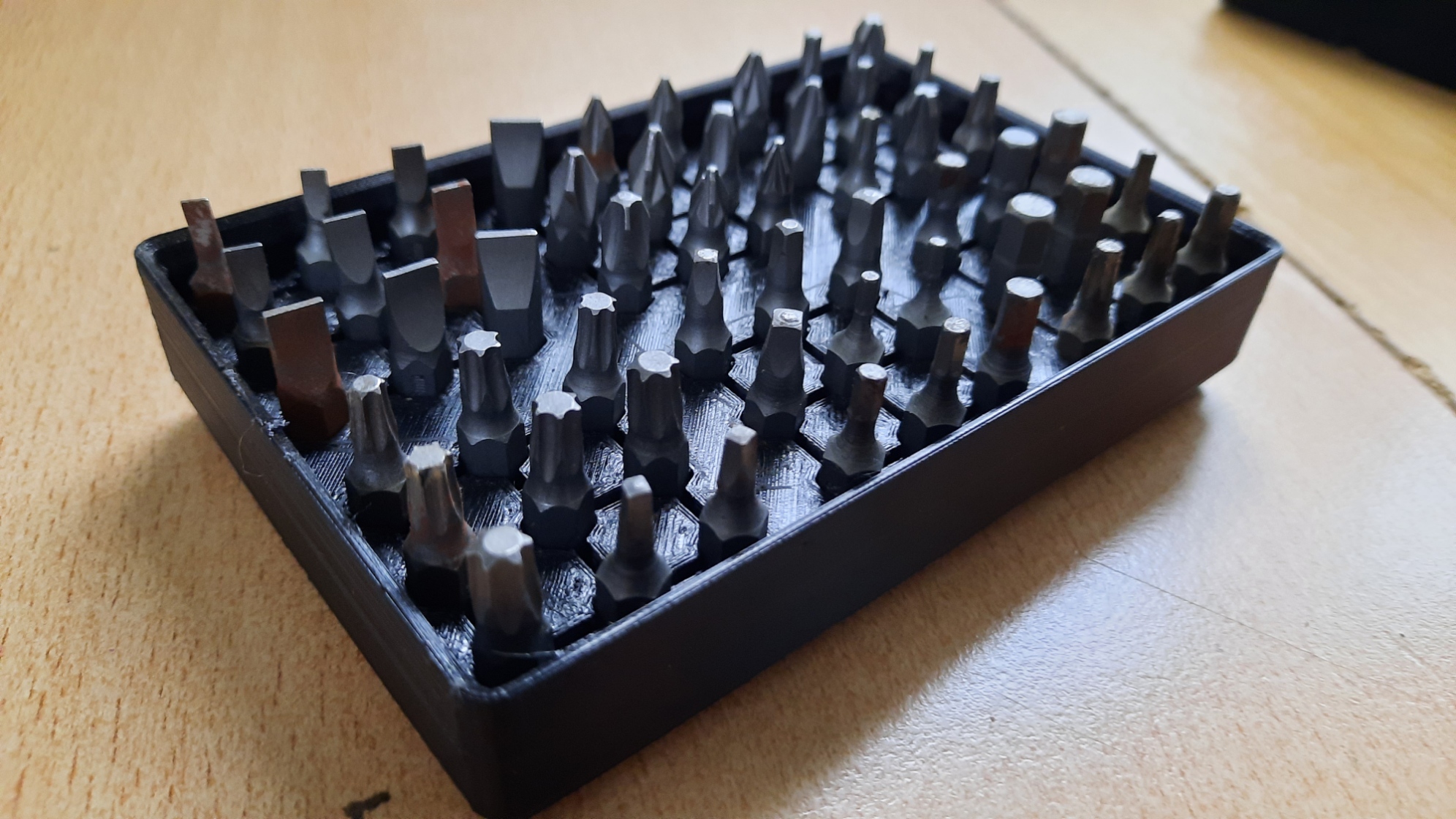 Gridfinity 4mm bit holder with fusion 360 file