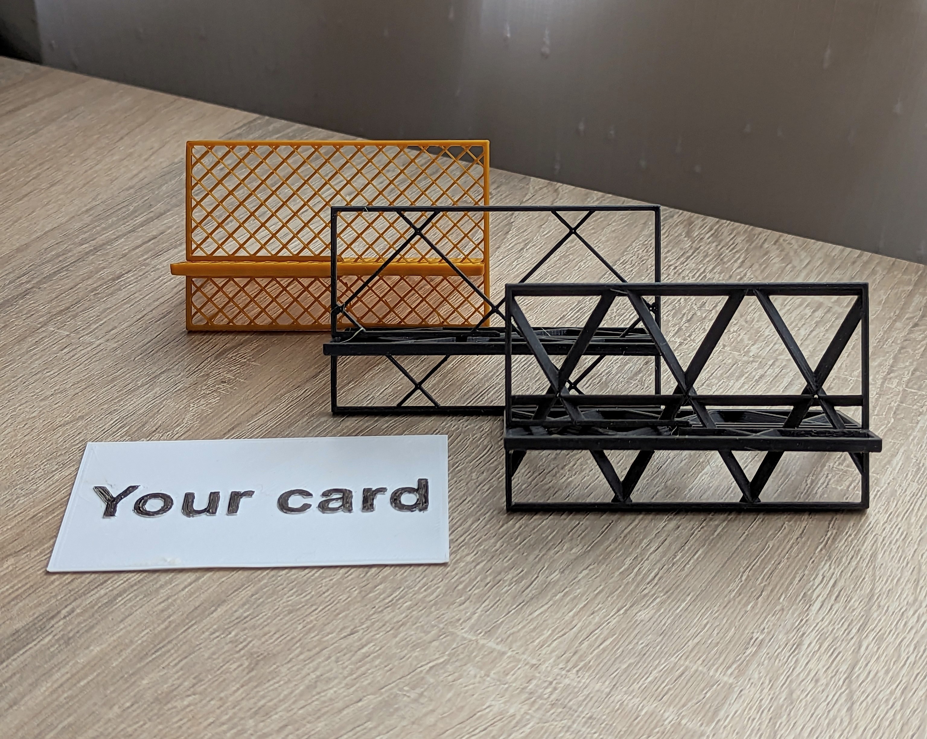 Infill Card holder