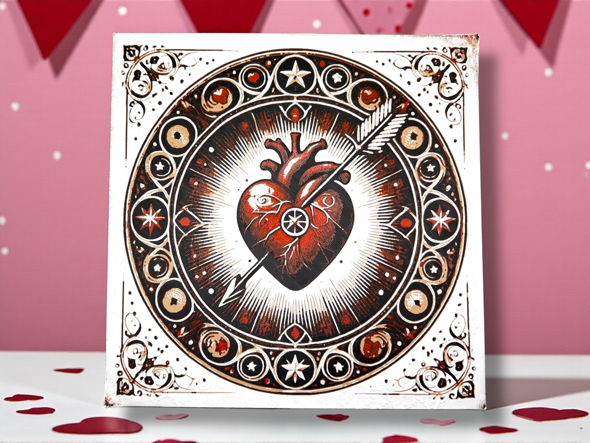 Sacred Heart Valentine Hueforge