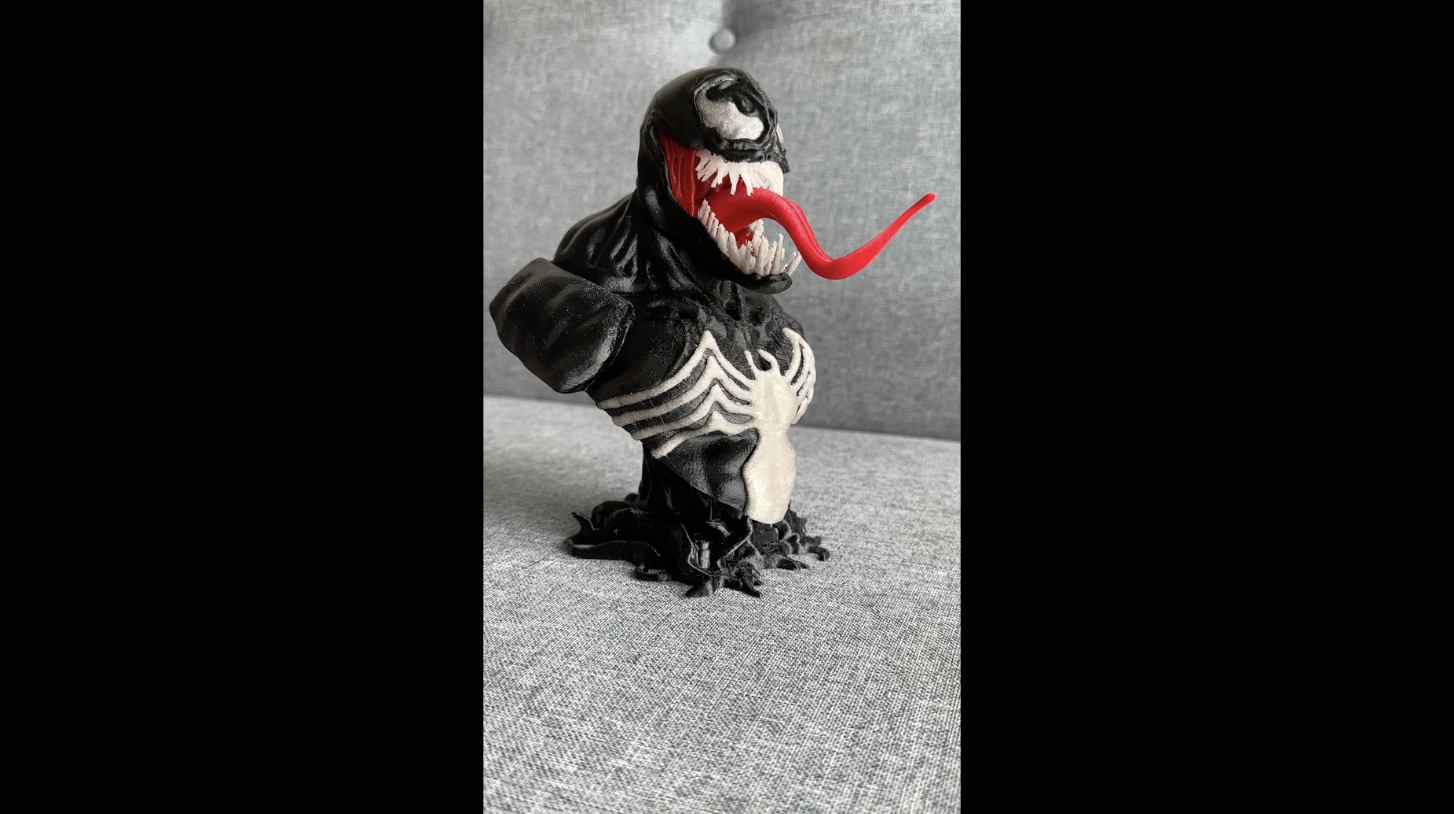 Venom bust multi colour