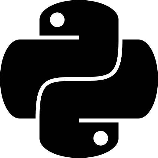 Transparent Python Logo