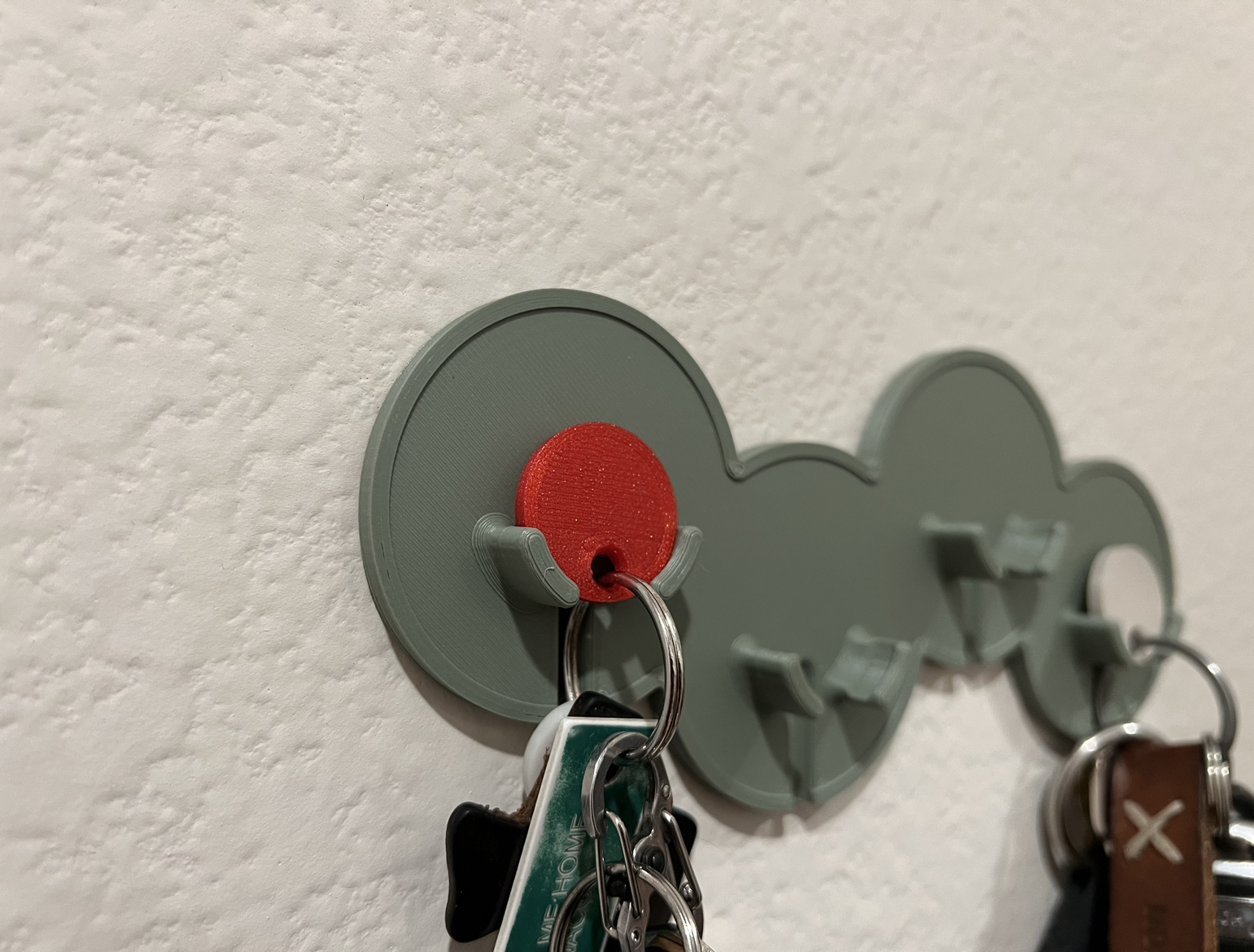 Miniatura 2 do modelo 3D Modern Key Hanger: Round