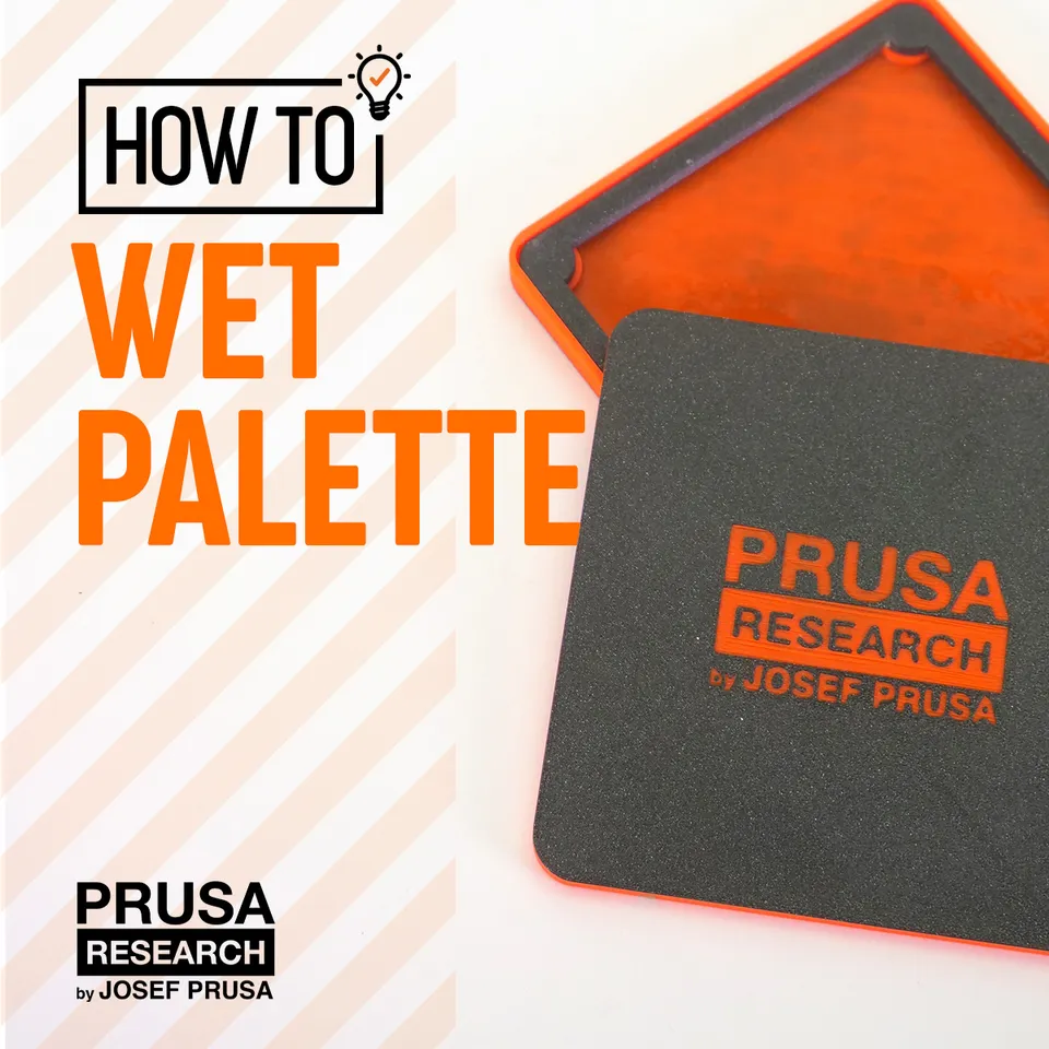 Paleta humeda para pintar / Wet pallet for paint by koba, Download free  STL model