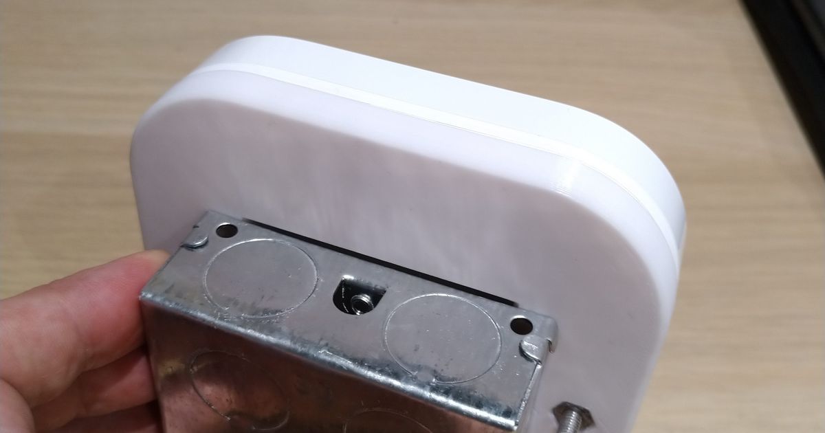 Google Nest Thermostat Heat Link Pattress/Adapter for Standard UK Back