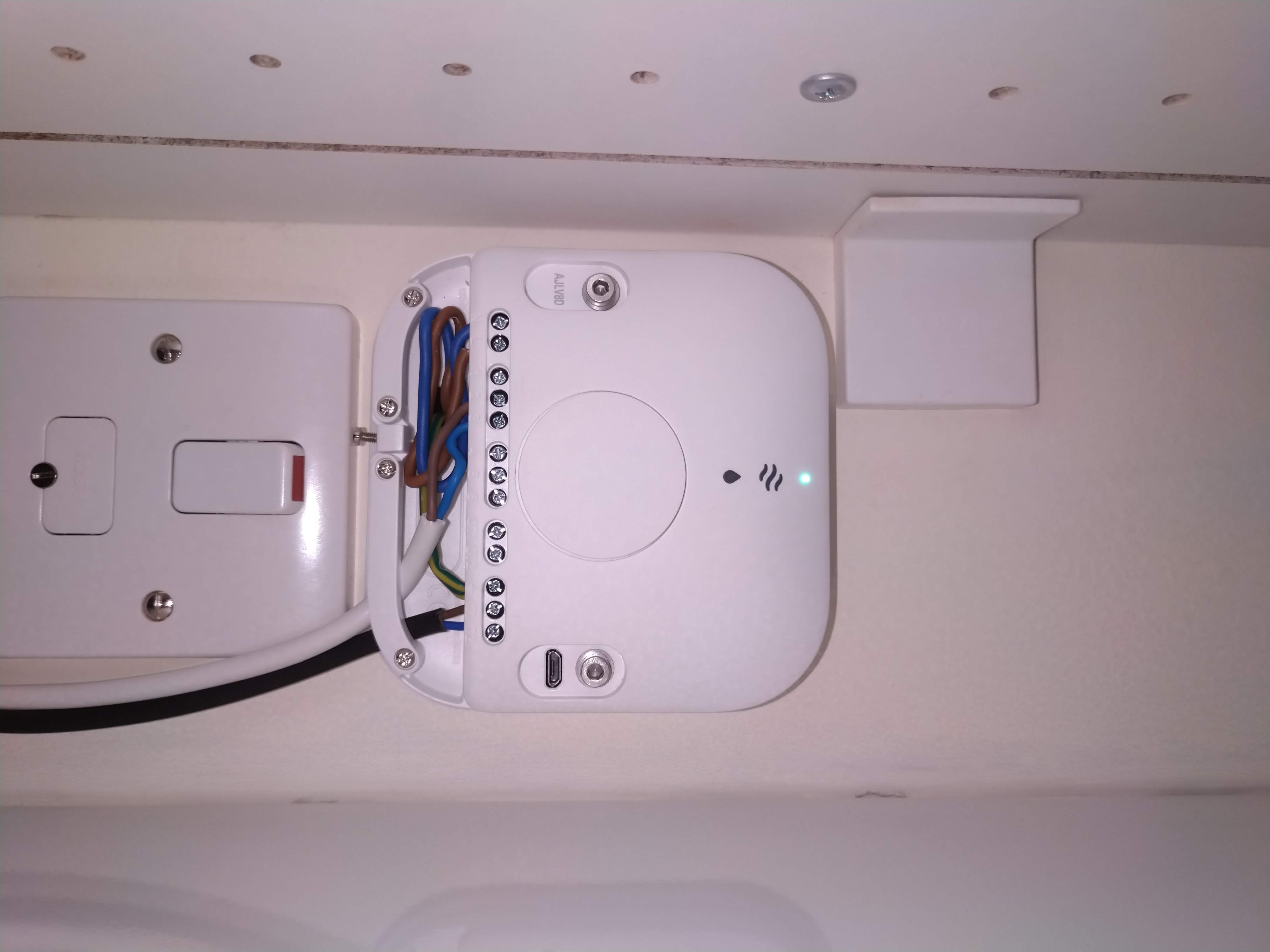 Google Nest Thermostat Heat Link Pattress/Adapter for Standard UK Back