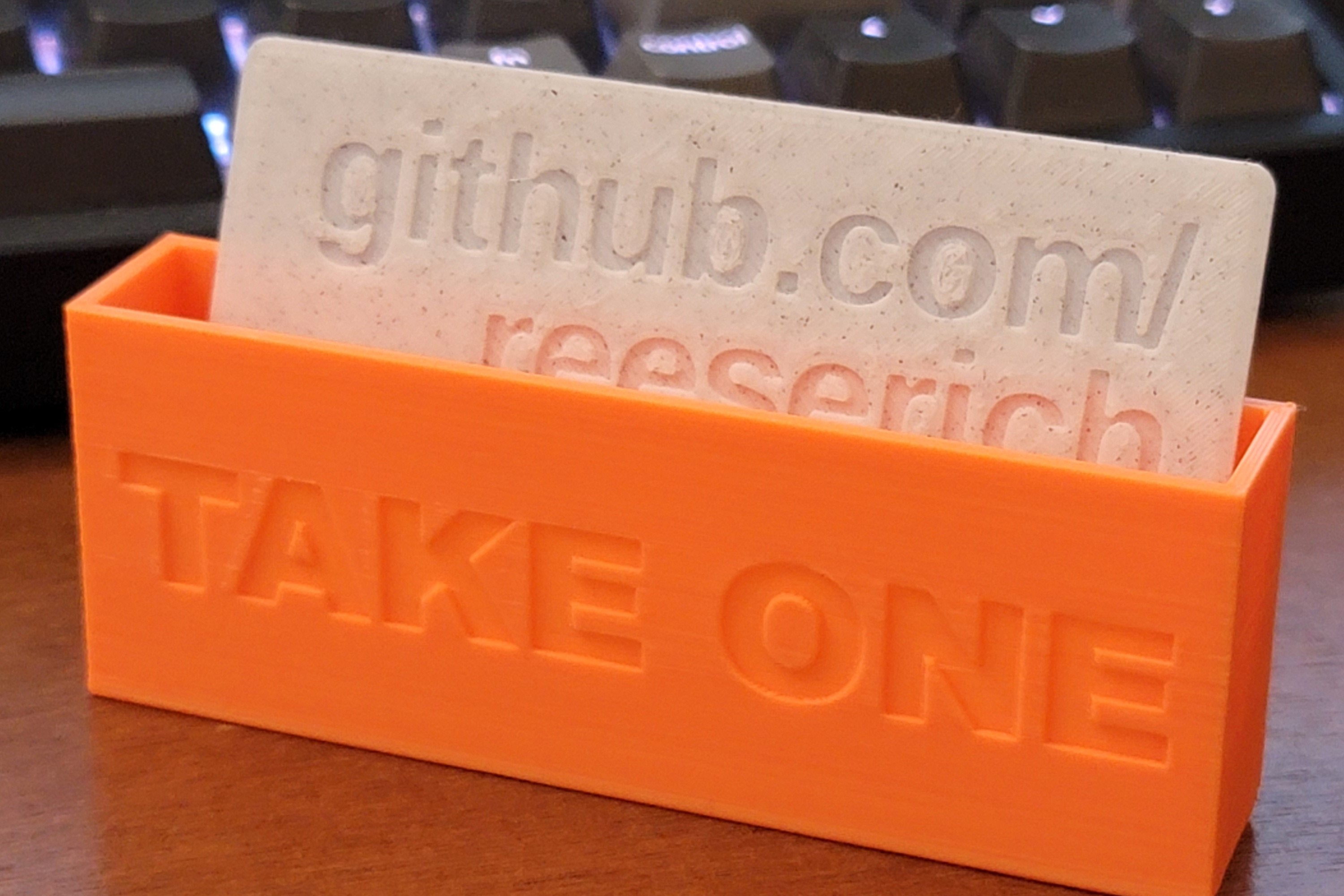 Take One Card Holder Command Strip