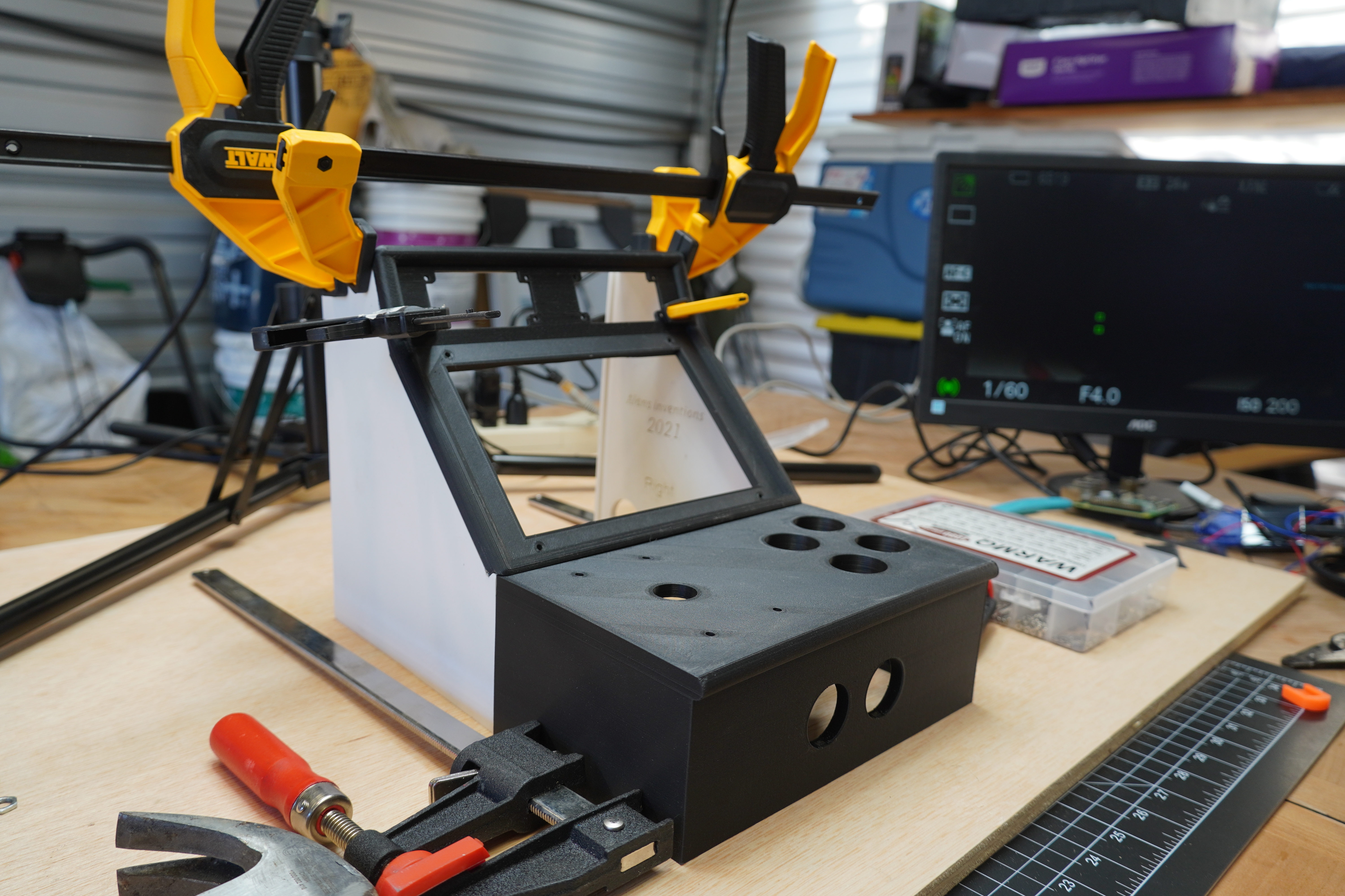 Miniatura 2 do modelo 3D Raspberry Pi 4 Mini Arcade Housing
