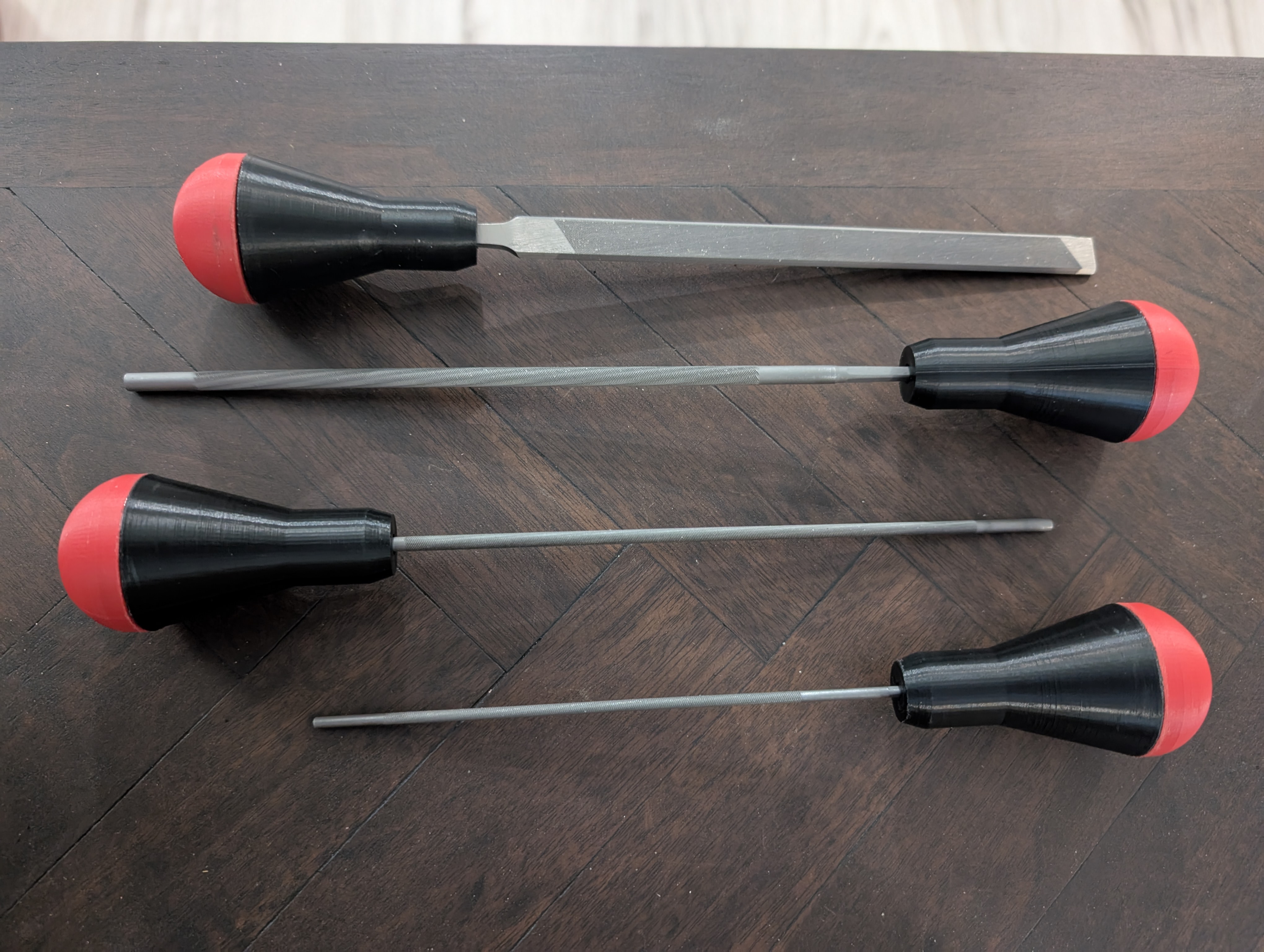 Round File Handles for Chainsaw Files and Needle Files
