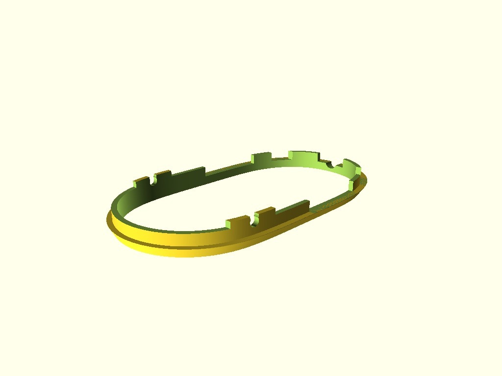 Miniatura 8 do modelo 3D Reusable Apple Mighty Mouse bottom ring