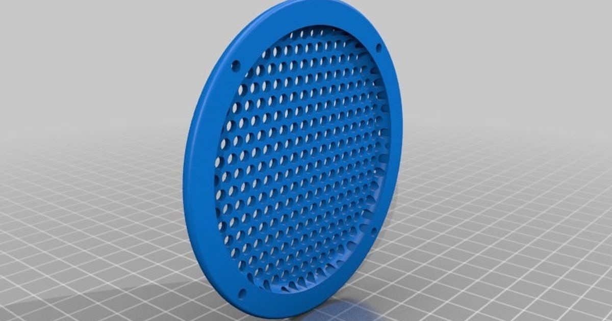 Speaker Grill by Joris Download free STL model