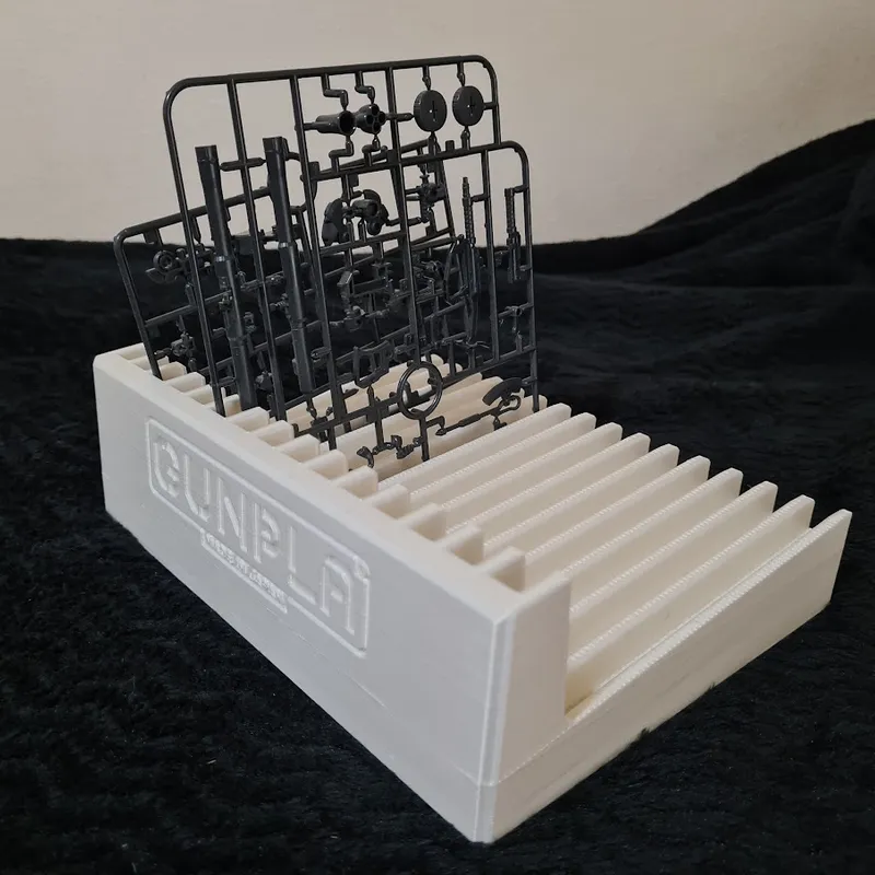 Gunpla Runner Vertical Stand by FunFunBoy, Download free STL model