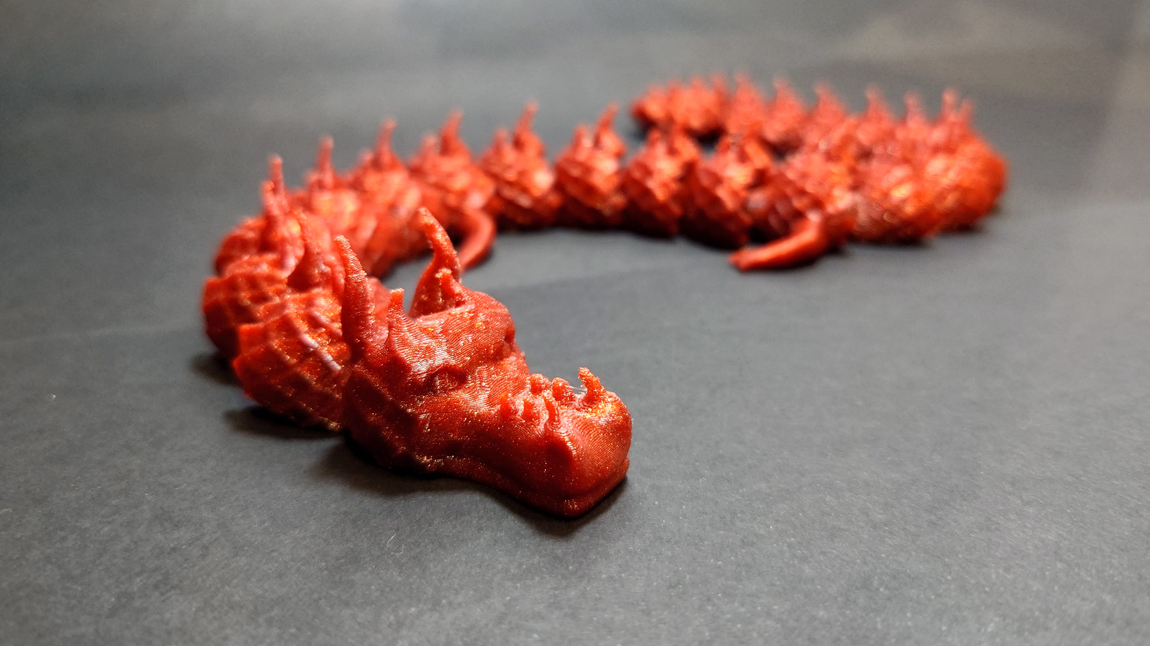 Miniatura 3 do modelo 3D Articulated Fire Dragon