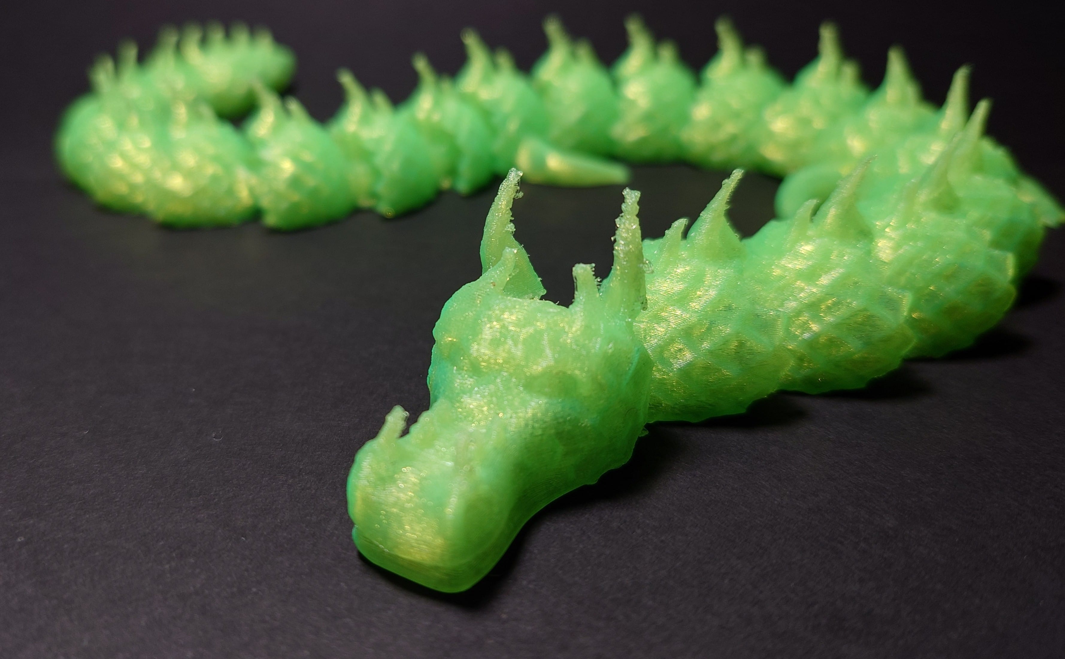 Miniatura 4 do modelo 3D Articulated Fire Dragon