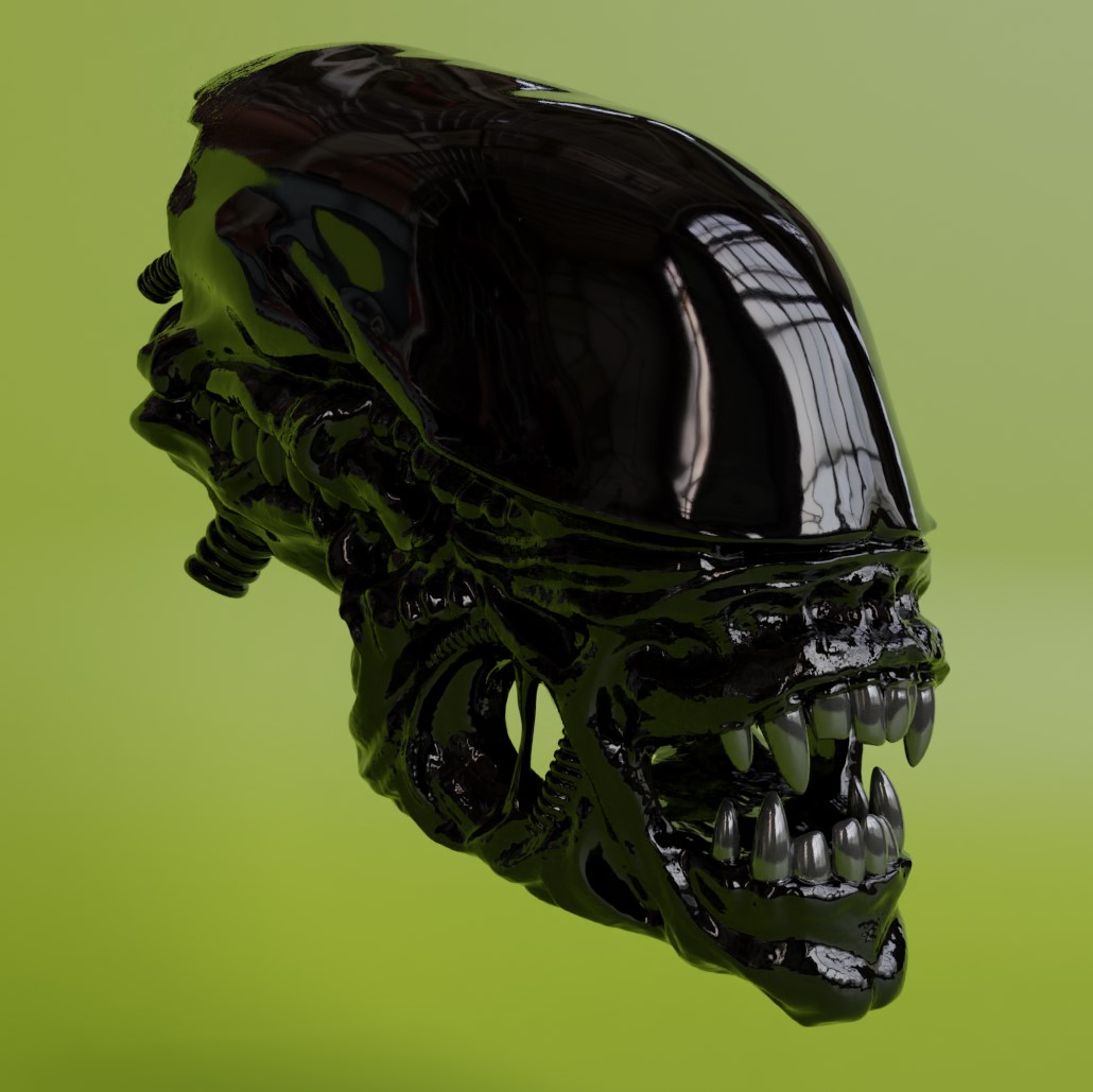 Miniatura 2 do modelo 3D Xenomorph Trophy
