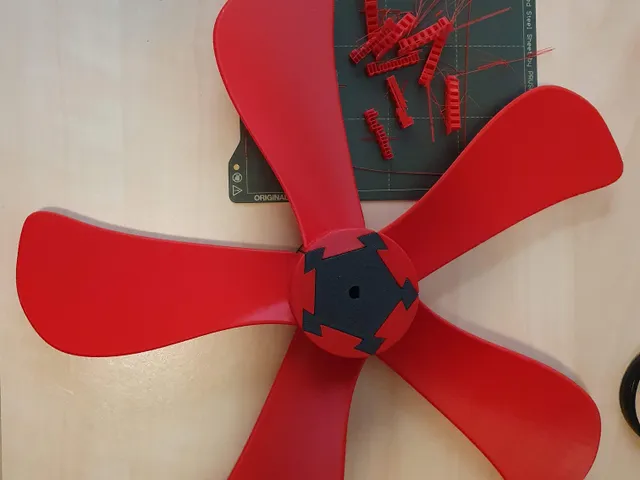 Fan blades replacement