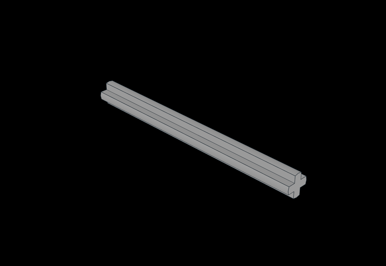 Lego Compatible (3706.dat) Technic Axle 6L