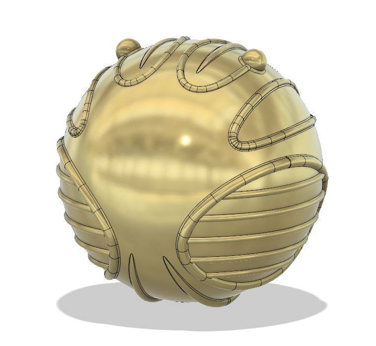 Harry Potter Snitch Ball.SLDPRT - 3D model by Ashuaman on Thangs
