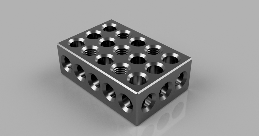 A 1x2x3" Block Calibration Cube by Robert Download free STL model