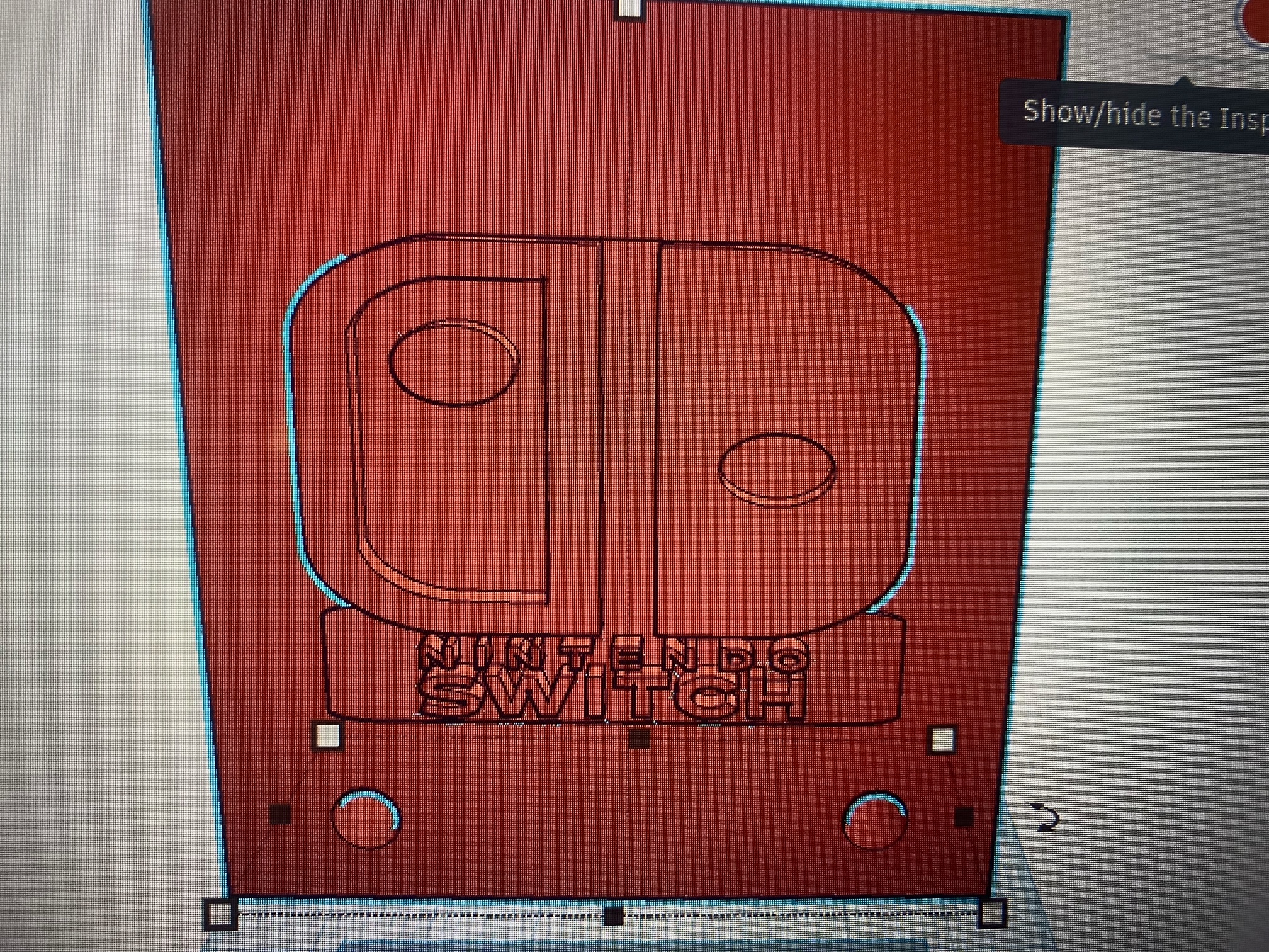 Nintendo switch dock wall mount top or bottom bracket