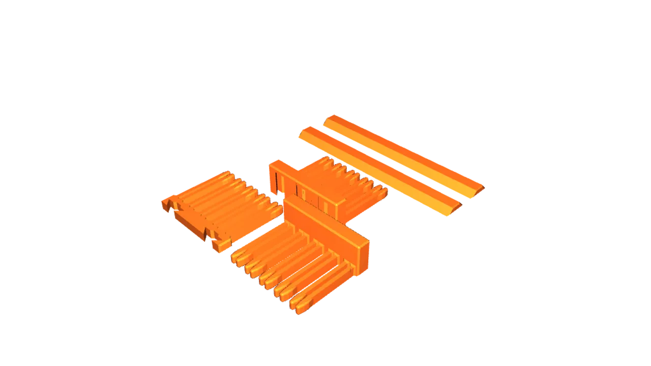 Cable sorter - Cable organizer by howil, Download free STL model